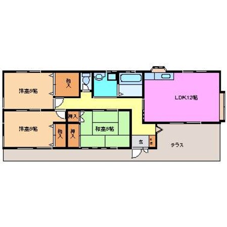 駒田様貸家　1181　２の物件間取画像